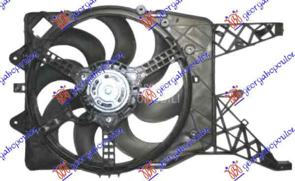 VENTILATOR KOMPLET (1.4/1.6 TU za Opel Corsa D od 2006. do 2015. god.