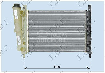 HLADNJAK MOTORA 1.4/1.5i 8V (5 za Fiat Uno od 1989. do 1993. god.
