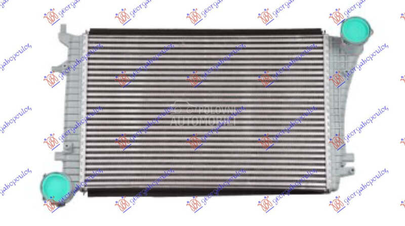 HLADNJAK INTERKULERA 1.9-2.0 T za Volkswagen Golf 5 od 2004. do 2008. god.