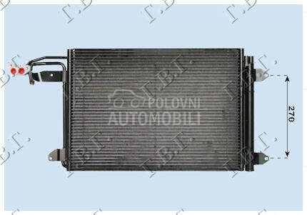 HLADNJAK KLIME BENZIN/DIZEL (5 za Audi A3 od 2008. do 2012. god.