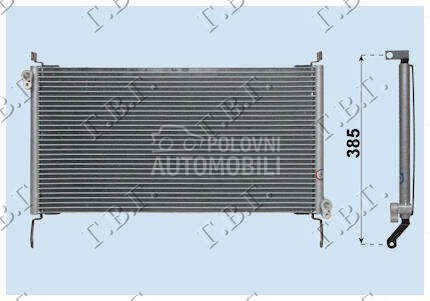 HLADNJAK KLIME 1.4/1.8/2.0cc ( za Fiat Marea od 1996. do 2007. god.
