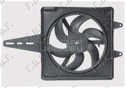 VENTILATOR KOMPLET (BENZIN) (- za Fiat Multipla od 1998. do 2004. god.