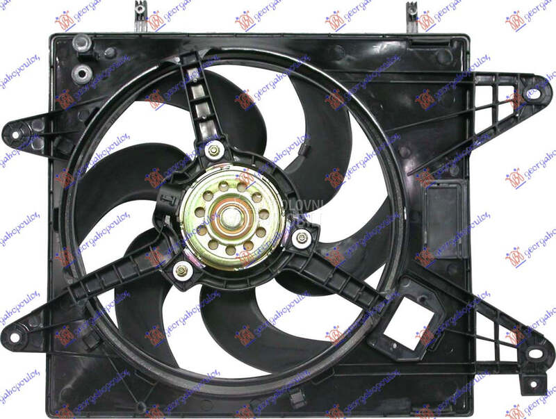 VENTILATOR KOMPLET (1.6cc BENZ za Fiat Marea od 1996. do 2007. god.