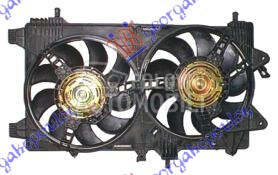 VENTILATOR (DUPLI) KOMPLET (1. za Fiat Punto od 2003. do 2011. god.