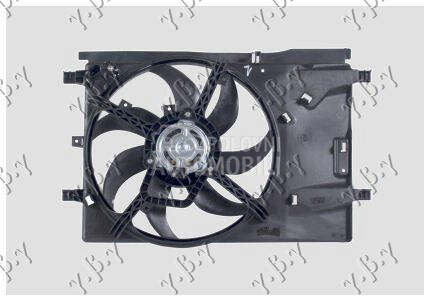 VENTILATOR KOMPLET (1.0/1.2/1. za Fiat Grande Punto od 2005. do 2012. god.