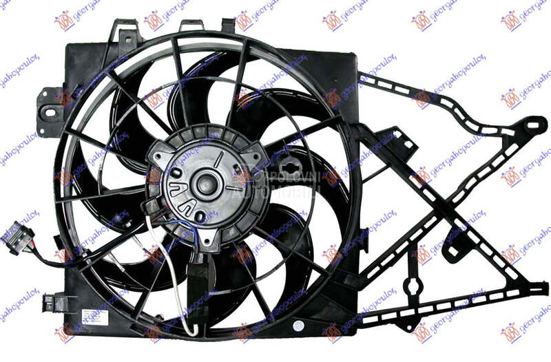 VENTILATOR HLADNJAKA KOMPLET ( za Opel Vectra B od 1996. do 1998. god.
