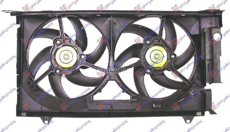 VENTILATOR (DUPLI) KOMPLET (DI za Citroen Berlingo od 1996. do 2002. god.