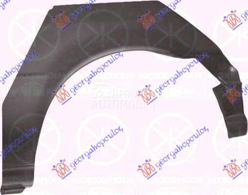 RUB 2 VRATA za Ford Fiesta od 1990. do 1995. god.