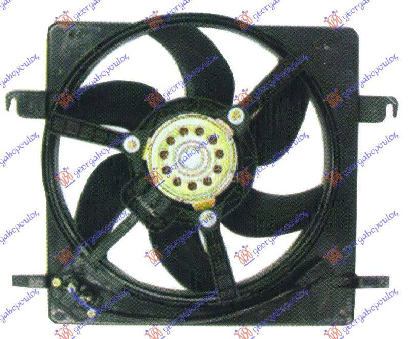 VENTILATOR HLADNJAKA KOMPLET ( za Ford Ka od 1997. do 2008. god.