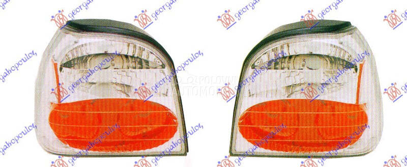 STOP LAMPA HROM (SET) (TUNING) za Volkswagen Golf 3 od 1992. do 1998. god. - 063305840