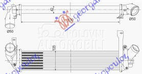 HLADNJAK INTERKULERA 1.5 DCI ( za Renault Kangoo od 2003. do 2008. god.