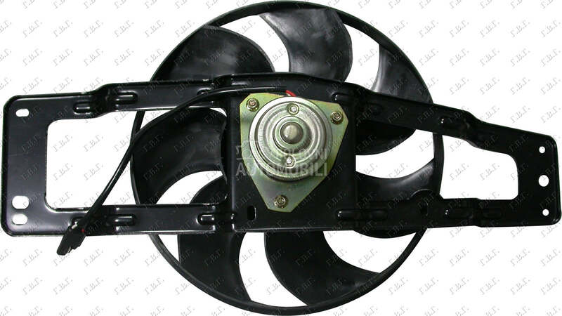 VENTILATOR HLADNJAKA KOMPLET ( za Renault Twingo od 2000. do 2007. god.