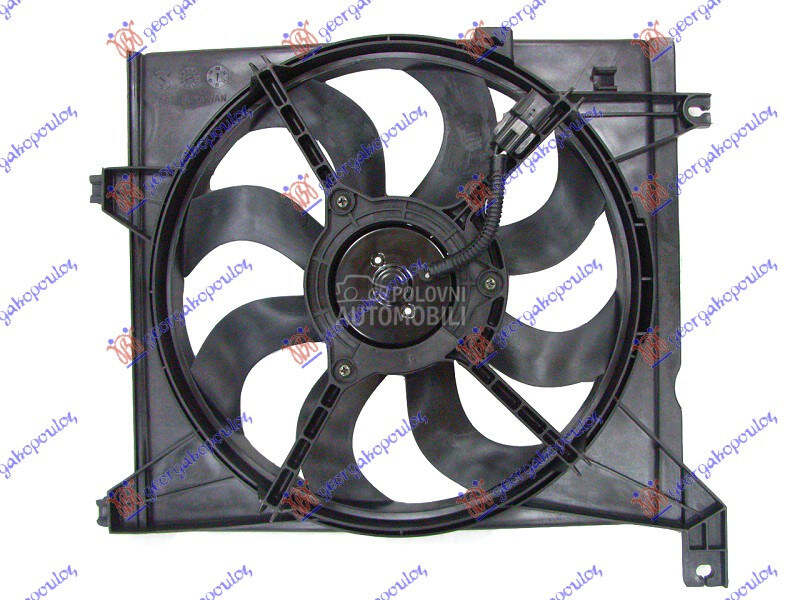 VENTILATOR HLADNJAKA KOMPLET ( za Kia Cerato od 2004. do 2009. god.
