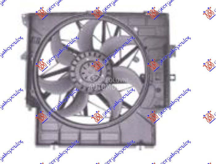 VENTILATOR KOMPLET (1.6/2.0 BE za BMW X3 od 2011. do 2014. god.