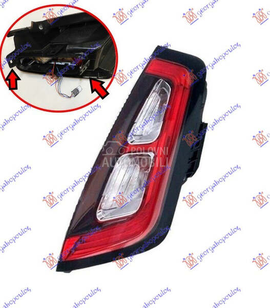 STOP LAMPA (LED) (BEZ NOSACA S za Fiat Punto od 2009. do 2012. god.