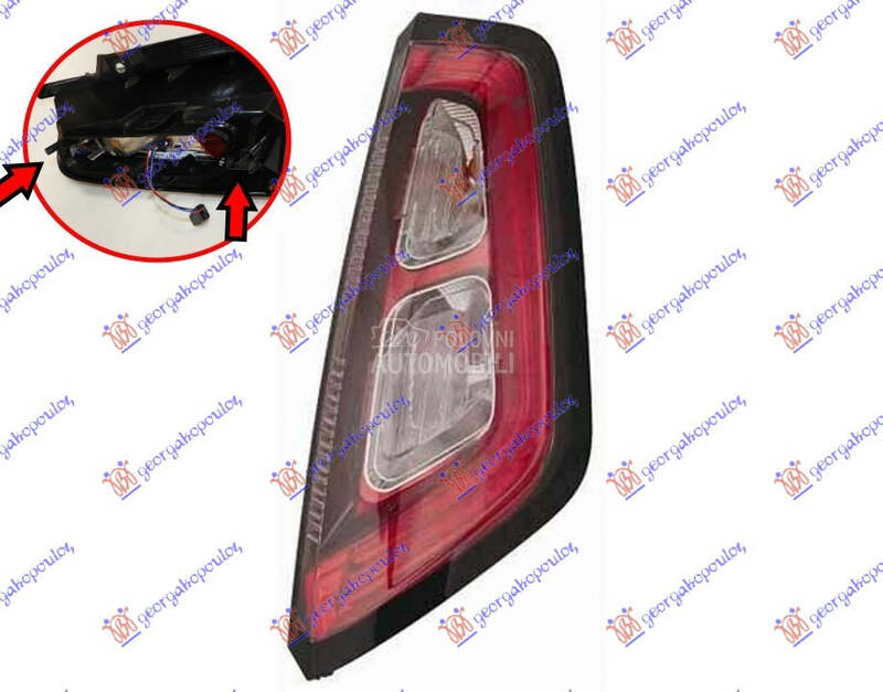 STOP LAMPA (LED) (BEZ NOSACA S za Fiat Punto od 2009. do 2012. god.