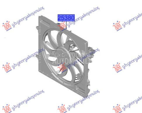 VENTILATOR KOMPLET 1.6 BENZIN/ za Hyundai Santa Fe od 2020. do 2024. god.