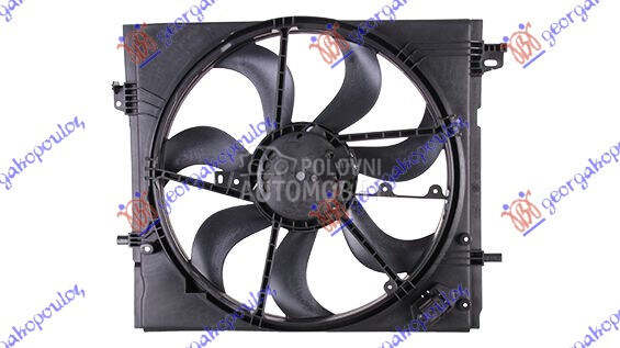 VENTILATOR KOMPLET (BENZIN 1.2 za Nissan Qashqai od 2013. do 2017. god.