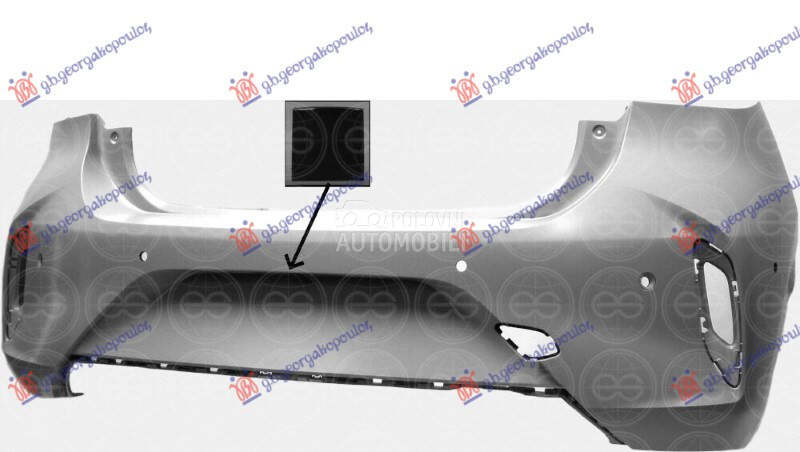 ZADNJI BRANIK PM (GS-LINE) (PD za Opel Corsa F od 2019. do 2023. god.