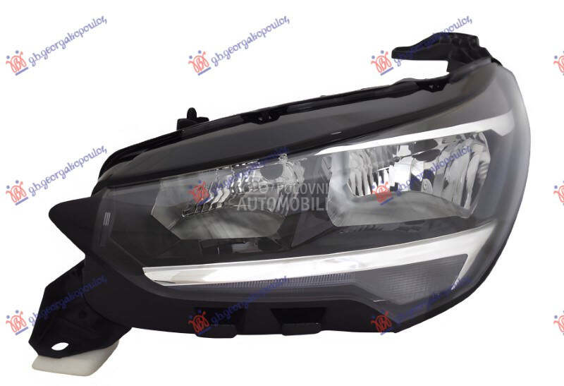 FAR ELEKTRICNI (H7/H15) (TYC) za Opel Corsa F od 2019. do 2023. god.