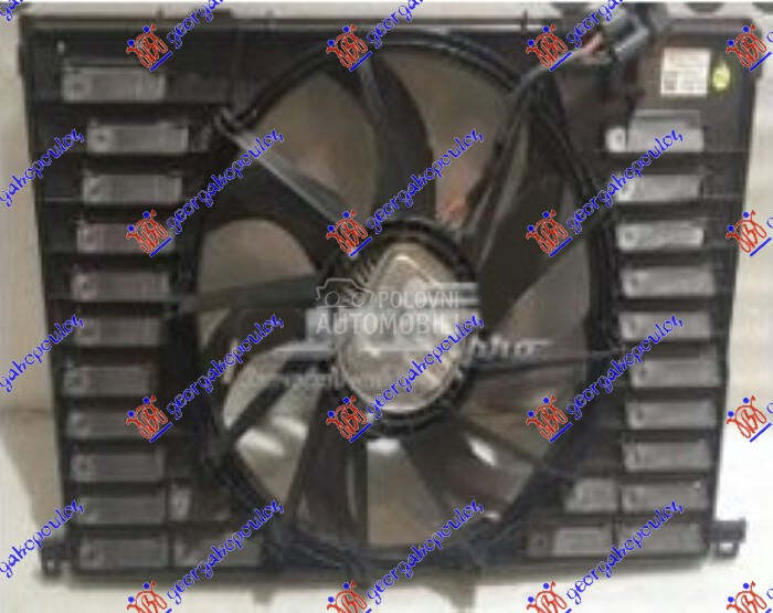 VENTILATOR KOMPLET (2.9-3.0 BE za Porsche Panamera od 2016. do 2020. god.