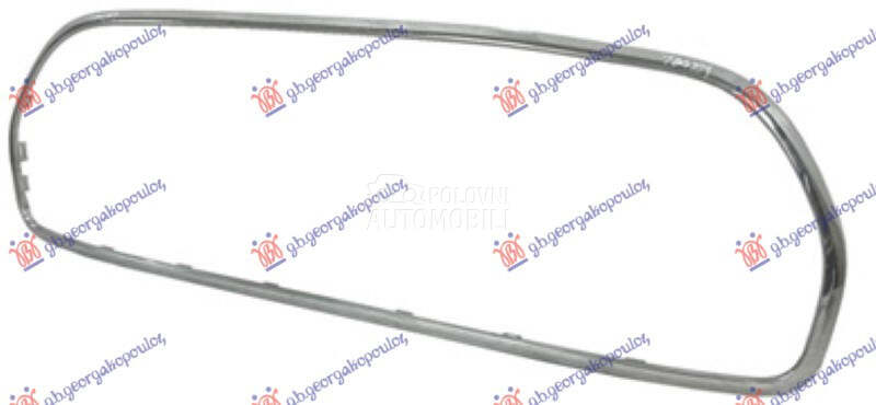 OKVIR PVC MASKE HROM za MINI Cooper od 2021. do 2024. god.