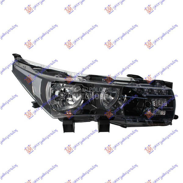 FAR ELEKTRICNI CRNI SA LED DNE za Toyota Corolla od 2013. do 2016. god.