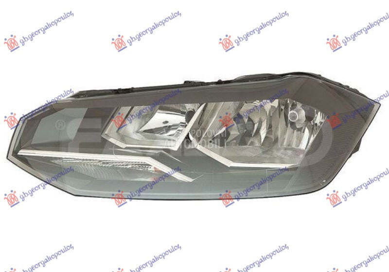 FAR ELEKTRICNI (H7/H7) (VALEO) za Volkswagen Polo od 2017. do 2021. god.