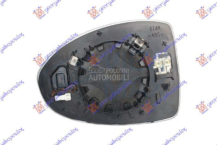 STAKLO RETROVIZORA SA GREJACEM za Fiat 500e od 2021. do 2025. god. - 297507621