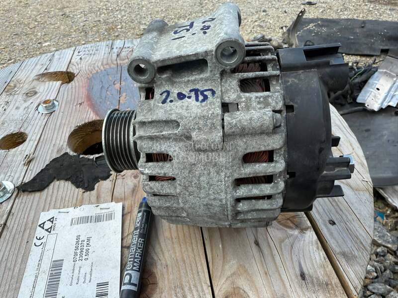 Alternator za Volkswagen Caddy, Golf 6, Golf 5 ...