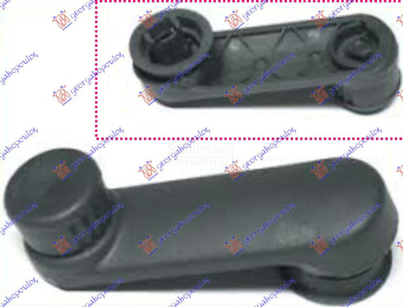 RUCICA ZA PODIZANJE PROZORA za Renault Megane od 1996. do 1998. god.