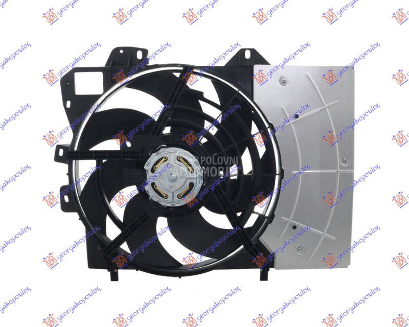 VENTILATOR KOMPLET (1 KONEKTOR za Peugeot 2008 od 2016. do 2019. god.