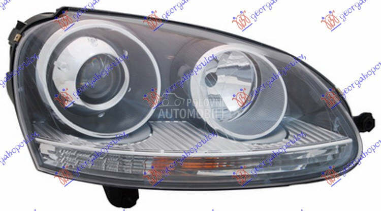 FAR XENON CRNI GTI (TYC) za Volkswagen Jetta od 2005. do 2010. god.