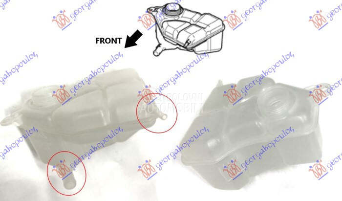 POSUDA ZA ANTIFRIZ (2 IZLAZNE za Ford Fusion od 2002. do 2012. god.