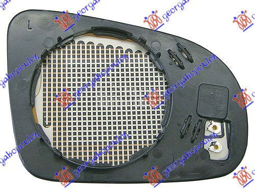 STAKLO RETROVIZORA SA GREJACEM za Opel Corsa B od 1996. do 1997. god.