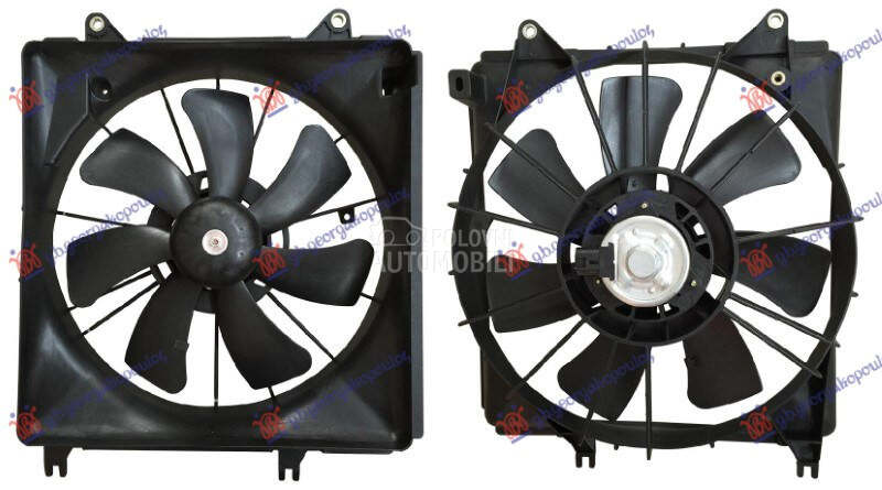 VENTILATOR KOMPLET 1.0/1.2 BEN za Suzuki SX4 od 2007. do 2013. god.