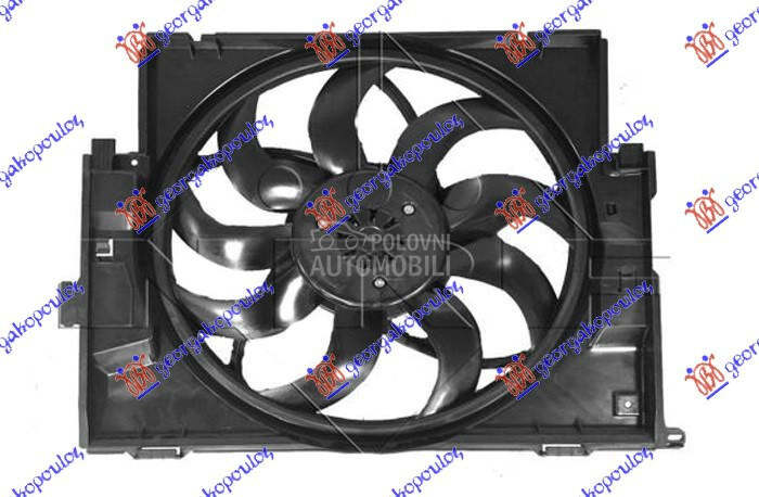 VENTILATOR KOMPLET (ZA SVE BEN za BMW Serija 4 od 2014. do 2020. god.