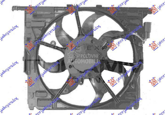 VENTILATOR KOMPLET (3.0 BENZIN za BMW Serija 7 od 2008. do 2012. god.