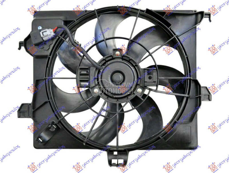 VENTILATOR KOMPLET (DIZEL) (39 za Hyundai Accent od 2011. do 2014. god.