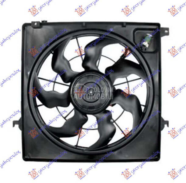VENTILATOR KOMPLET (BENZIN/DIZ za Hyundai Santa Fe od 2016. do 2018. god.