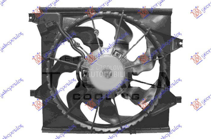 VENTILATOR KOMPLET (1.6 CRDi D za Kia Soul od 2011. do 2013. god.