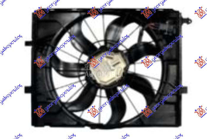 VENTILATOR KOMPLET (2.0/3.0 BE za Mercedes Benz GLC Klasa od 2015. do 2020. god.