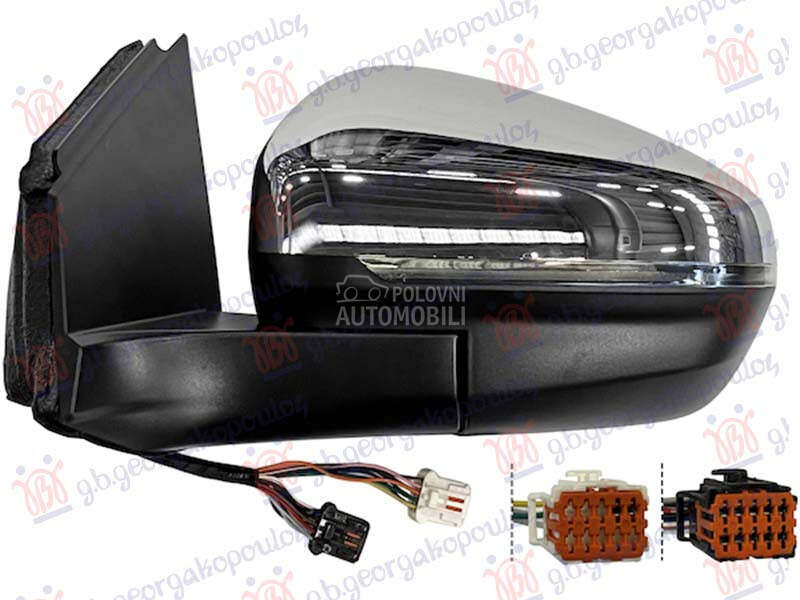 RETROVIZOR ELEKTRICNI SA GREJA za Peugeot 5008 od 2020. do 2025. god.