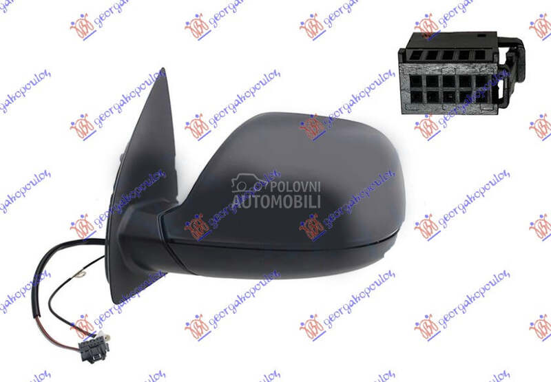 RETROVIZOR ELEKTRICNI SA GREJA za Volkswagen Amarok od 2010. do 2016. god.