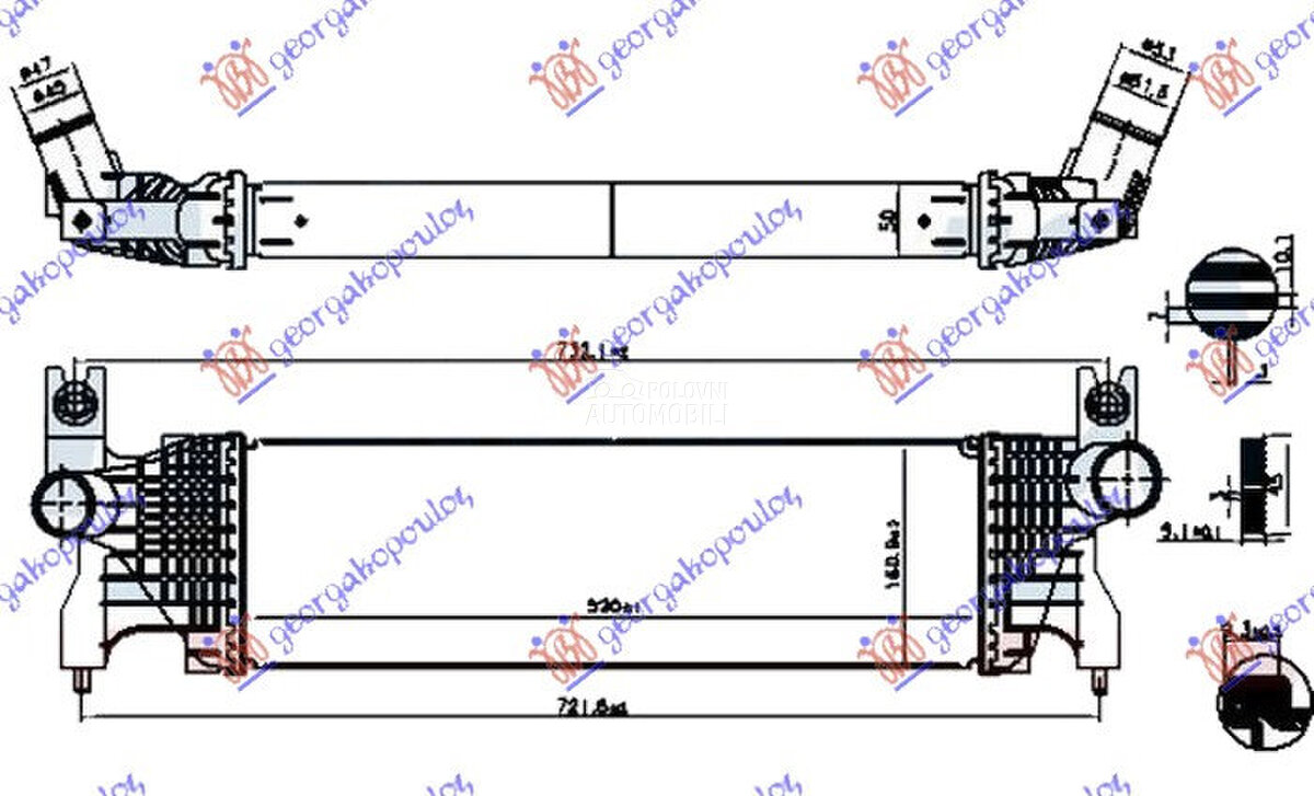 Interkuler za Suzuki Vitara - 1362055P00