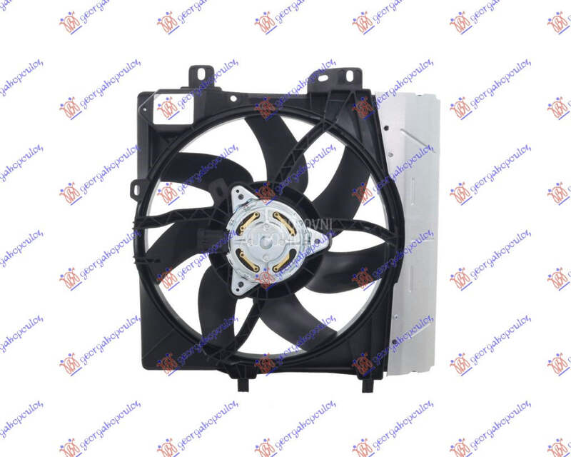 Ventilator za Citroen C4 Cactus od 2014. do 2018. god.