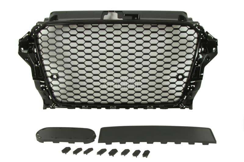 Maska Grill RS Crna sjaj 8V za Audi A3