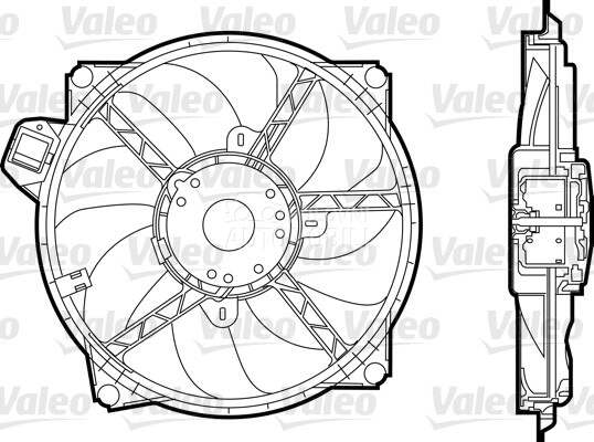 Ventilator za Renault Scenic od 2009. do 2012. god.