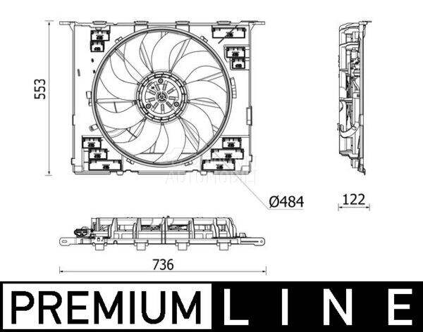 Ventilator za BMW Serija 7 od 2019. do 2022. god.