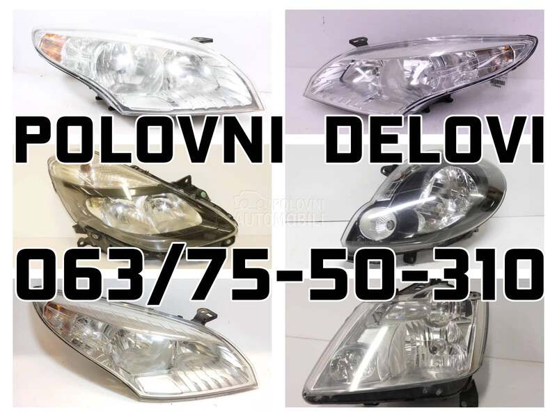 Farovi za Renault Clio, Kangoo, Megane ... od 2005. do 2015. god.
